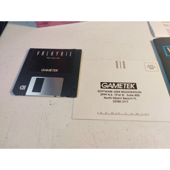 Valkyrie - Vintage 1993 - GameTek - Apple Macintosh Game - 3.5 Floppy Disk - CIB - Picture 2 of 5